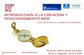 Introducción creación web aula madrid  tecnología (coit) 2010