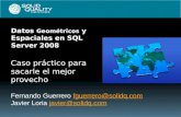 Datos Geométricos y Espaciales en SQL Server 2008