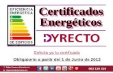 Certificados energeticos