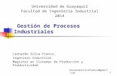 gestión de procesos industriales