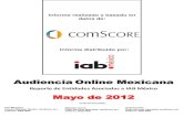 Reporte de audiencias-Mayo 2012 por comScore