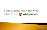 Manual para crear una wiki