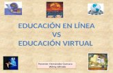 Educ virtual vs educ en linea