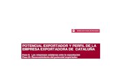 Estudi perfil empresa exportadora de Catalunya