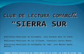 Club de Lectura Comarcal "Sierra Sur"