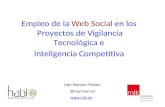 Taller de herramientas de Web Social para Vigilancia Tecnológica e Inteligencia Competitiva