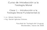 Introducción a la Teología Moral (1)