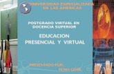 Educación Presencial y Virtual