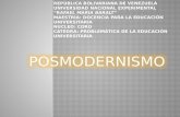 Presentacion de posmodernismo