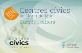 Cursos Associacions centres civics Lloret de Mar 2012 2013