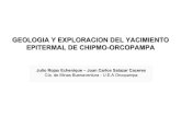 GEOLOGIA Y EXPLORACION DEL YACIMINETO EPITERMAL DE CHIPMO - ORCOPAMPA