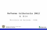 Reforma Trbutaria 2012
