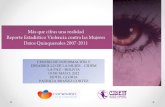Reporte Estadistico Violencia contra la Mujer 2007-2011