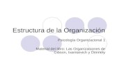 Estructura De La OrganizacióN. Org1 1 1