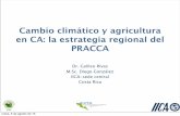 Cambio climático y agricultura en CA: la estrategia regional del PRACCA