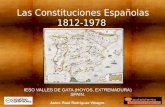 Constituciones españolas
