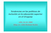 PresentacióN PolíTicas EducacióN Superior Uruguay Lidia Barboza