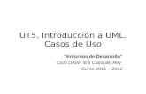 Ut5. introduccion a uml. casos de uso