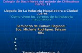 llegada de la industria maquiladora en cd. juarez