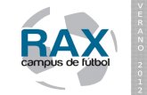 Cuerpo técnico Campus RAX 2012