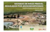 Sistemas de riego predial regulados por microreservorios: Cosecha de agua y produccion segura