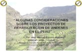 Algunas consideraciones sobre los proyectos de rehabilitación de andenes en el Perú