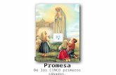 Gracias y Promesas de la Devoción de los 5 primeros sábados de mes, solicitud de la Virgen en Fátima