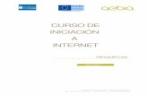 Curso de Iniciación a Internet