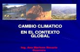 Cambio climático en el contexto global