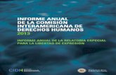 Informe anual sobre libertad de expresion CIDH