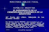 Juzgamiento de la Criminalidad Económica en la Argentina