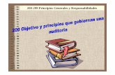 200 Objetivo Y Principios Generales De Una Auditoria De E F