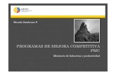 Modelo implementación Programa de Mejora Competitiva