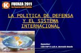La Política de Defensa y el Sistema Internacional