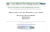 Sintesis informativa 24 10 2012