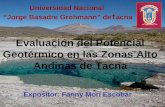 EvaluacióN Del Potencial GeotéRmico En Las Zonas Alto Andinas De Tacna