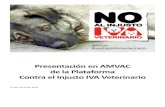 Presentacion Plataforma contra IVA veterinario AMVAC