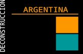 Deconstrucción argentina y mendoza