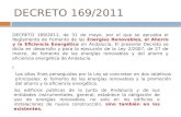 Resumen Decreto  169/2011