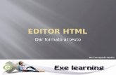 Editor html en eXelearning