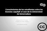 Conocimiento de los estudiantes sobre copyleft: el caso de la Universidad de Extremadura