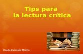 Tips para la lectura critica
