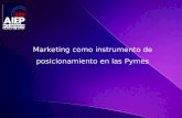 Marketing como Instrumento de Posicionamiento en las Pymes