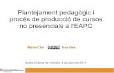 Presentacio1 Modle de producció cursos virtuals EAPC
