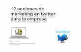 12 acciones de marketing en twitter