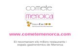 Presentación proyecto Cómete Menorca InnovEm 2010