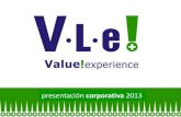 VLe!-Value Experience 2013