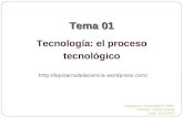 Tema 1 . el proceso tecnológico
