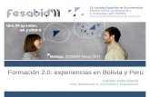 Formacion 2.0: experiencias en Bolivia y Perú