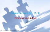 Comunicación 2.0 - Prosocialidad